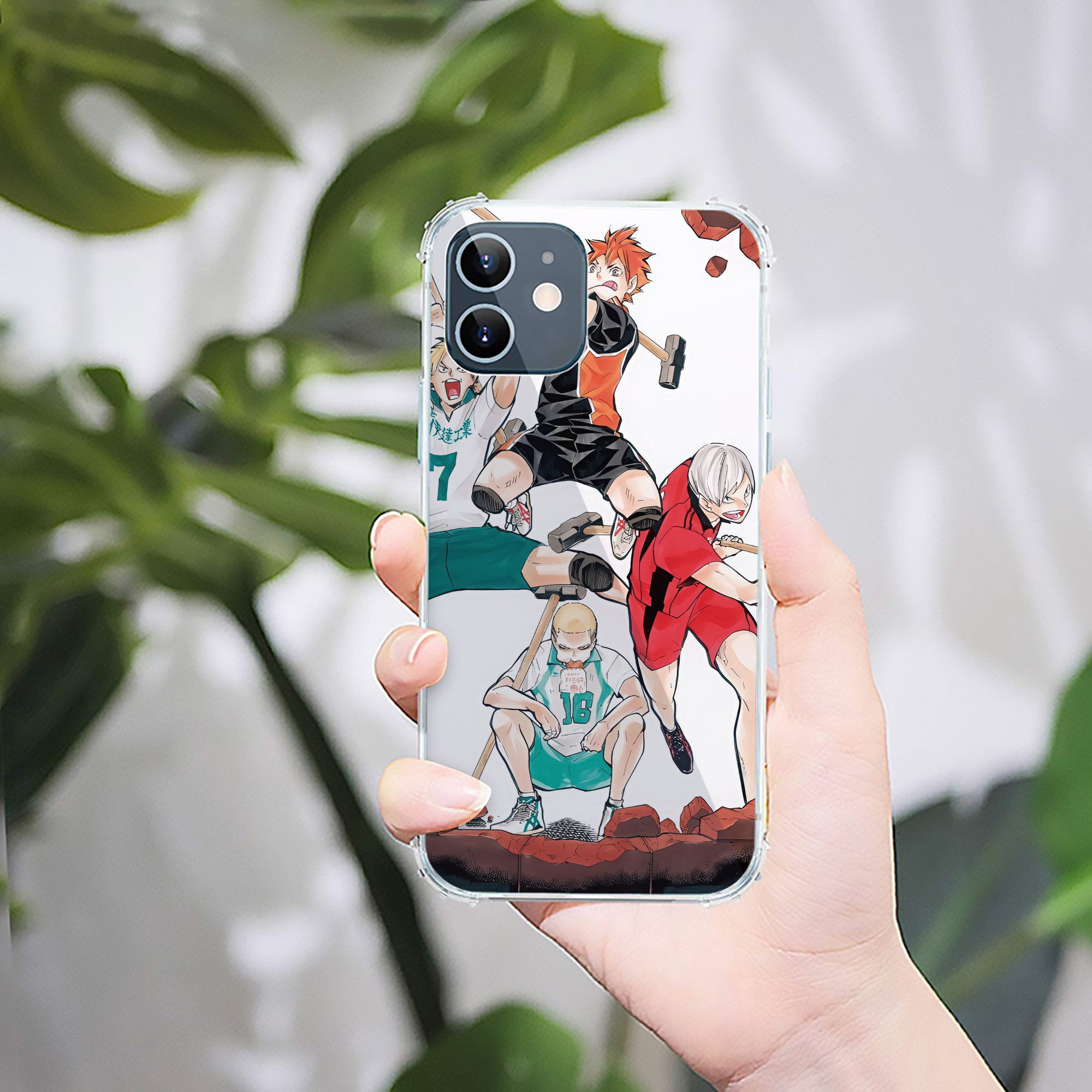 （画像用） ハイキュー!! Haikyu!! 【iPhone 12シリーズ対応】透明スマホケース（クリアソフトケース）